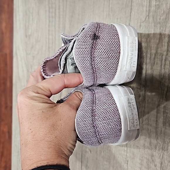 Chuck Taylor All-Star Maddie Low GS Violet Dust Shoes Sneakers Girls Size 13 - Picture 5 of 12